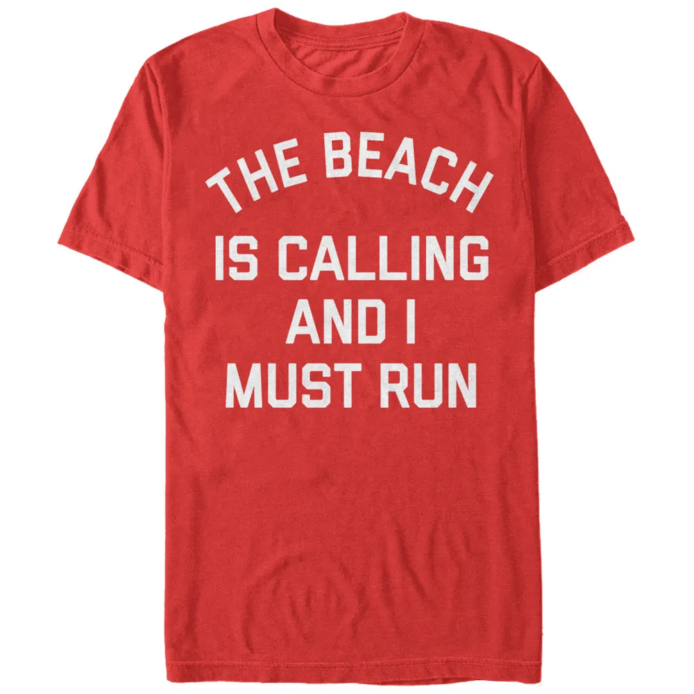 Women's CHIN UP Beach Calling Must Run Boyfriend Tee sold by Chin Up Apparel