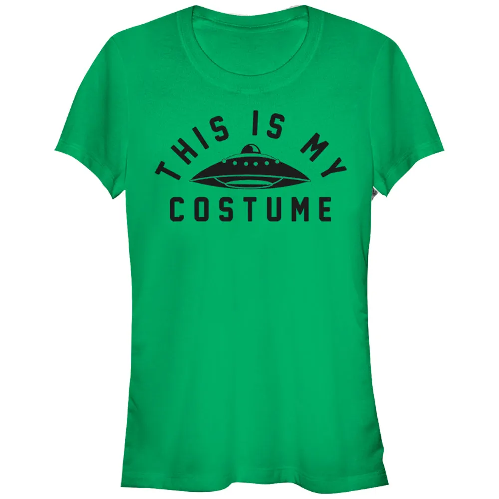 Junior's CHIN UP Halloween Alien Costume T-Shirt sold by Chin Up Apparel