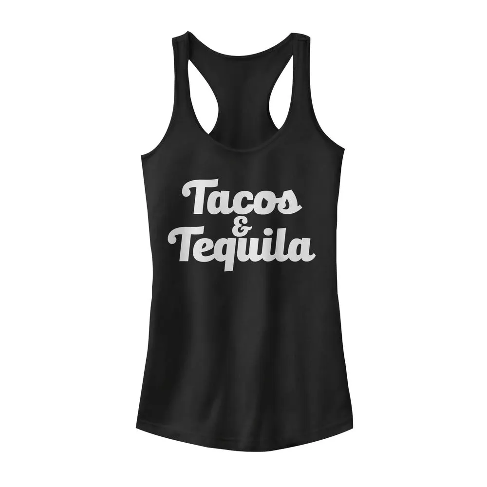 Junior's CHIN UP Taco Tequila Racerback Tank Top sold by Chin Up Apparel