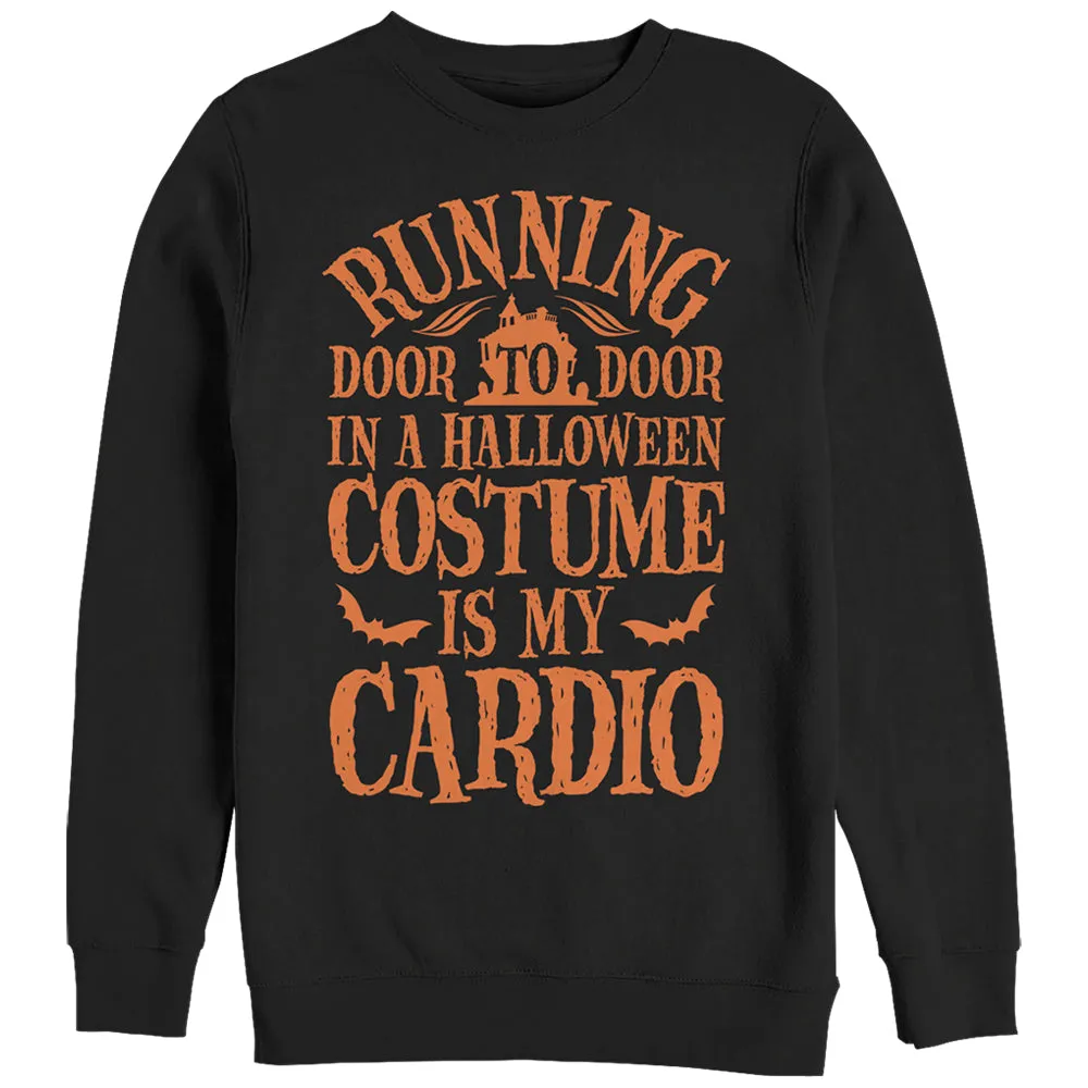 Women's CHIN UP Halloween Costume Cardio Sweatshirt sold by Chin Up Apparel