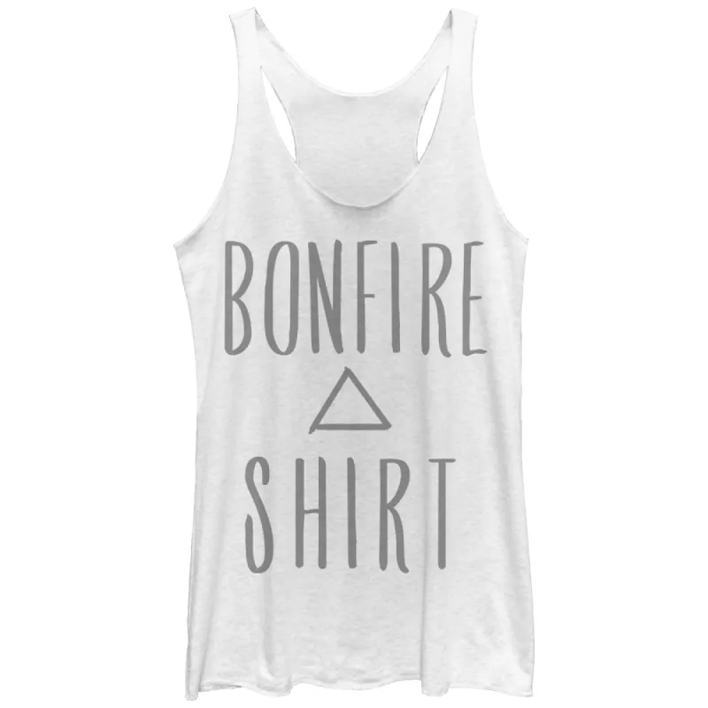 Women's CHIN UP Bonfire Racerback Tank Top sold by Chin Up Apparel