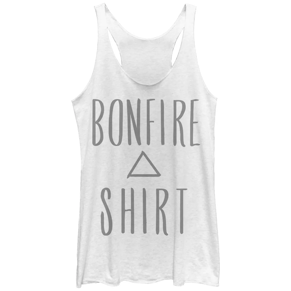 Women's CHIN UP Bonfire Racerback Tank Top sold by Chin Up Apparel