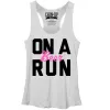 Women's CHIN UP On a Run Racerback Tank Top sold by Chin Up Apparel