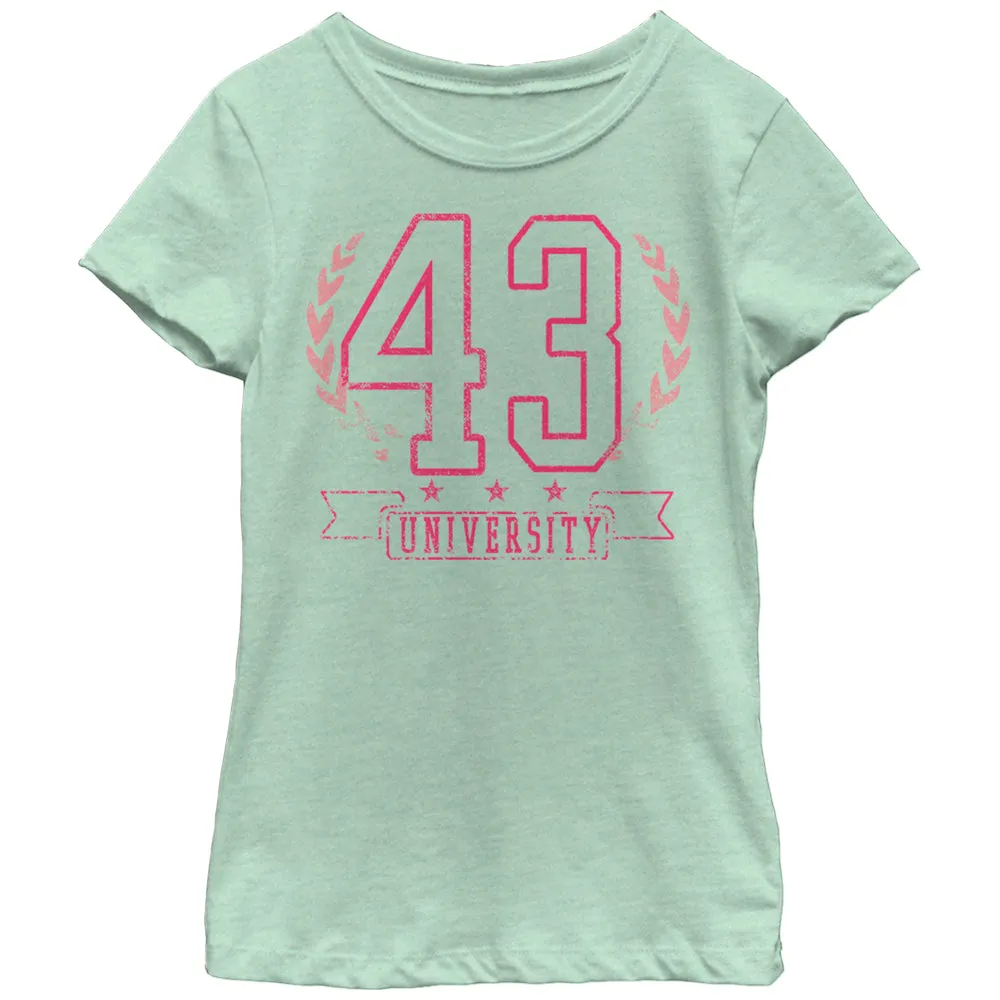 Girl's CHIN UP University 43 T-Shirt sold by Chin Up Apparel