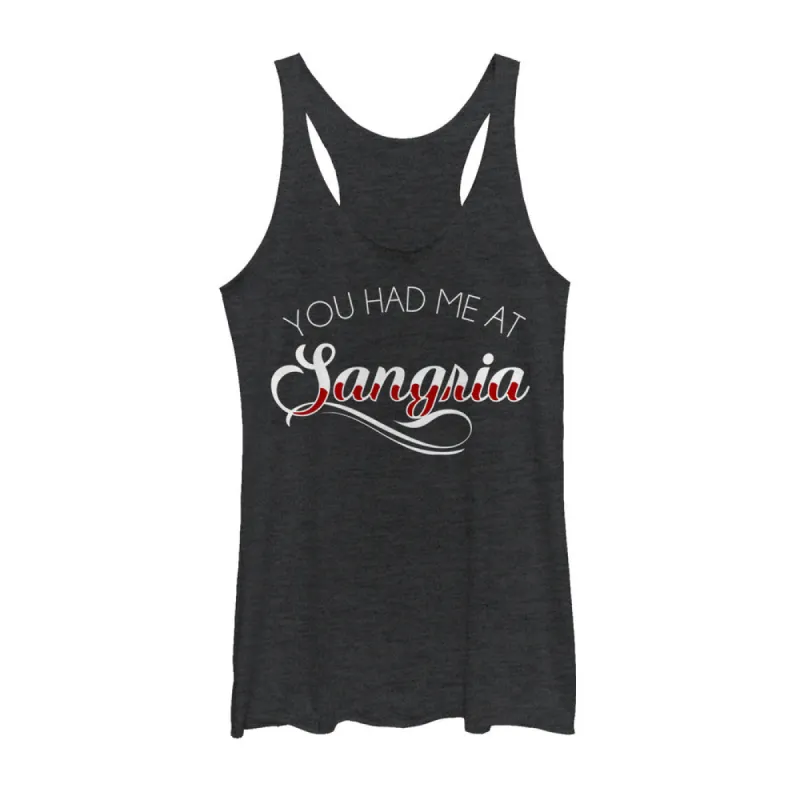 Women's CHIN UP Sangria Me Racerback Tank Top sold by Chin Up Apparel