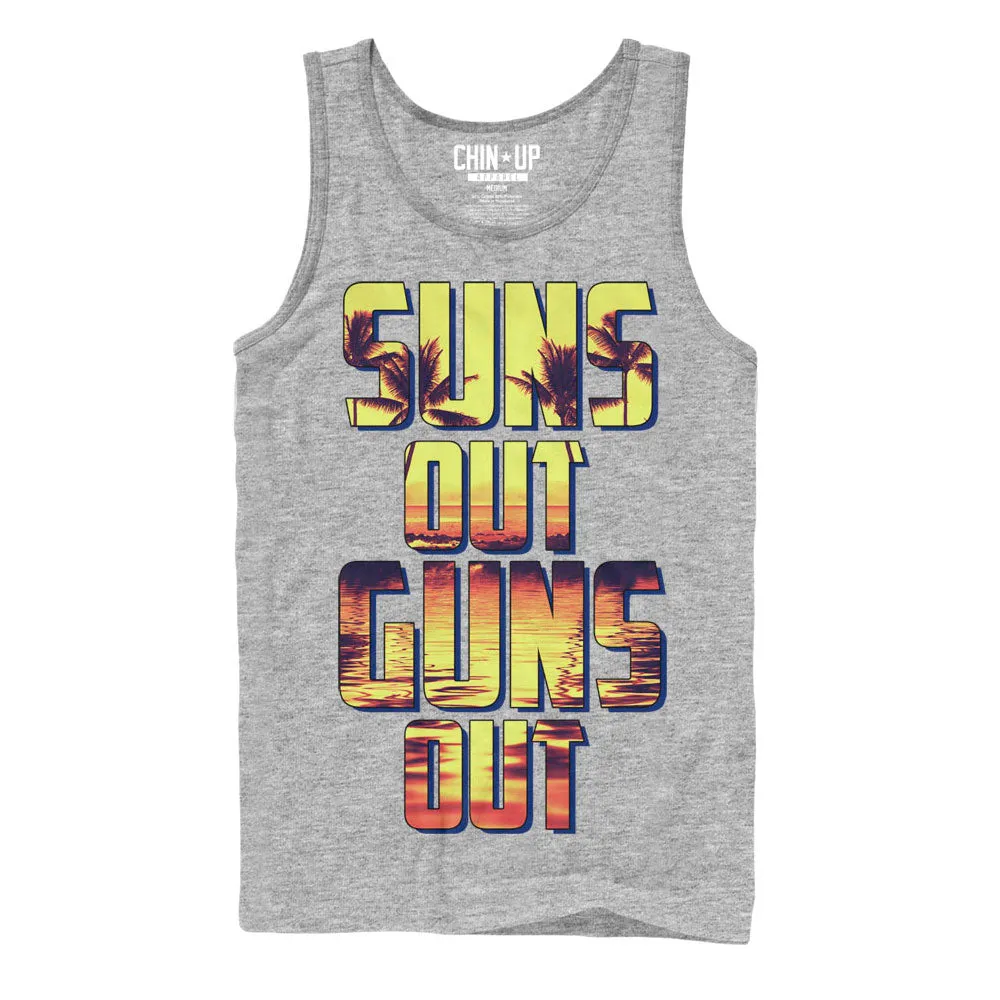 Men's CHIN UP Guns Out Tank Top sold by Chin Up Apparel