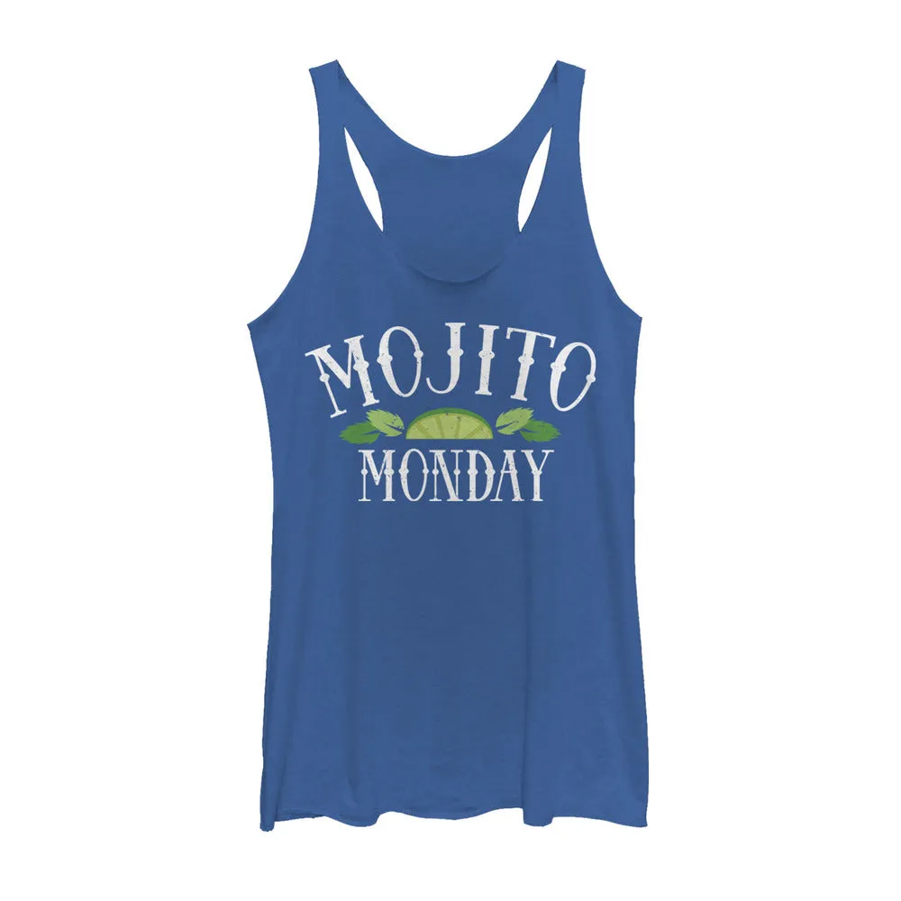 Women's CHIN UP Mojito Monday Racerback Tank Top sold by Chin Up Apparel