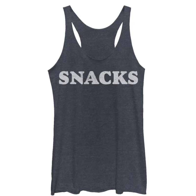 Women's CHIN UP Snacks Racerback Tank Top sold by Chin Up Apparel
