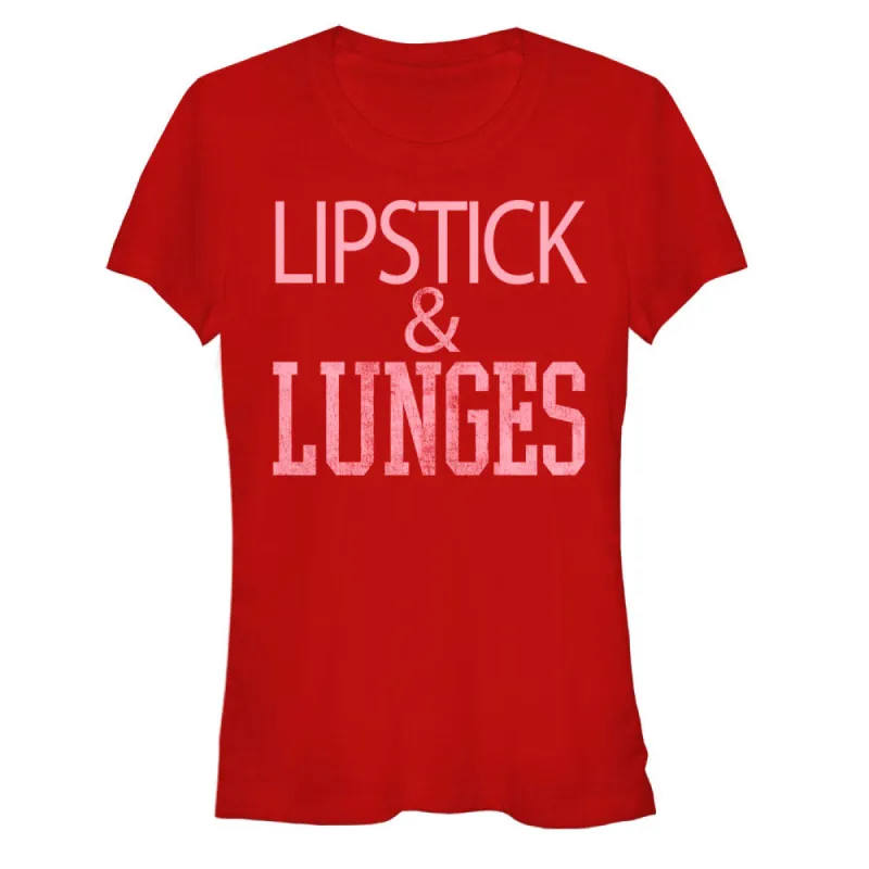 Junior's CHIN UP Lipstick T-Shirt sold by Chin Up Apparel