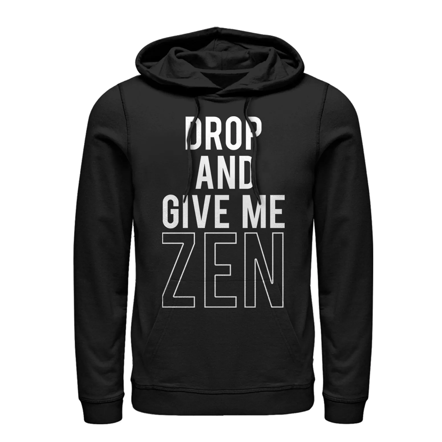 Women's CHIN UP Drop and Give Me Zen Pull Over Hoodie sold by Chin Up Apparel