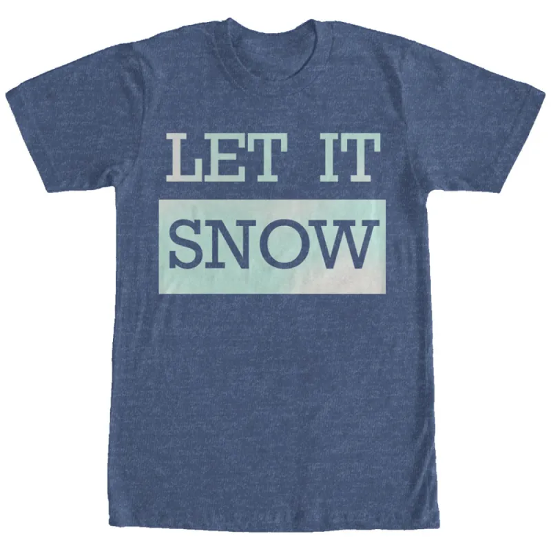 Women's CHIN UP Let it Snow Boyfriend Tee sold by Chin Up Apparel