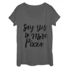 Women's CHIN UP Yes to Pizza Scoop Neck sold by Chin Up Apparel