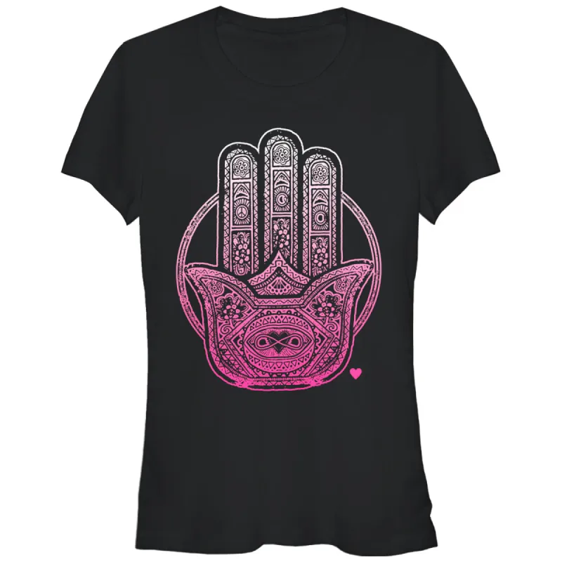 Junior's CHIN UP Henna Hamsa T-Shirt sold by Chin Up Apparel