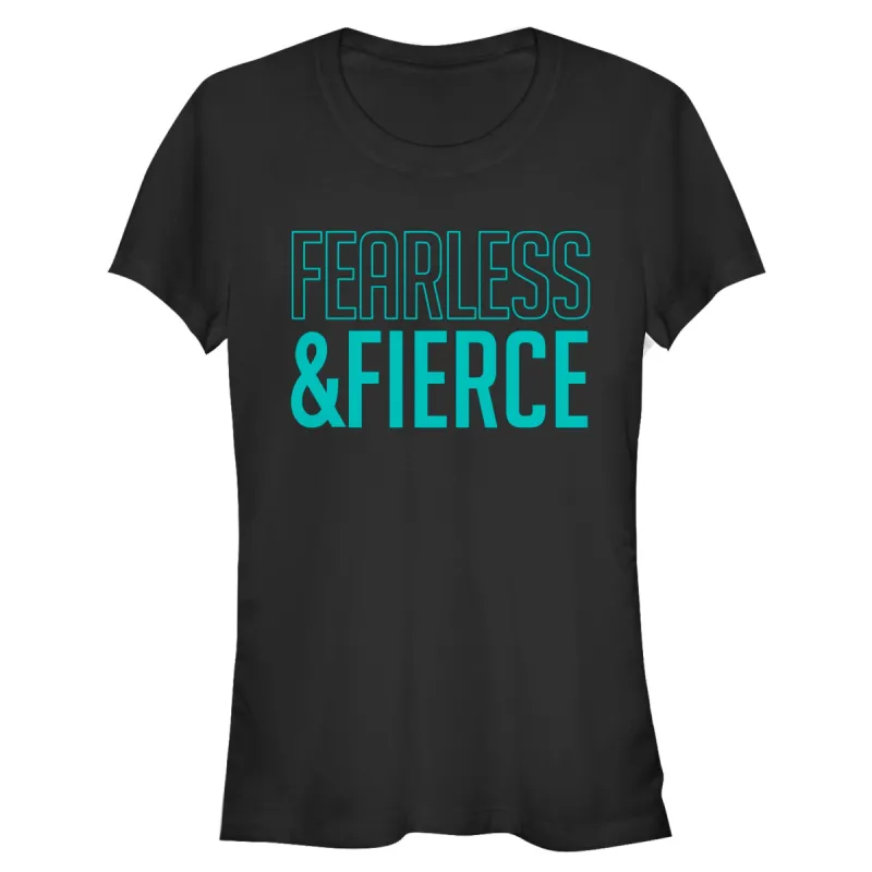 Junior's CHIN UP Fearless and Fierce T-Shirt sold by Chin Up Apparel