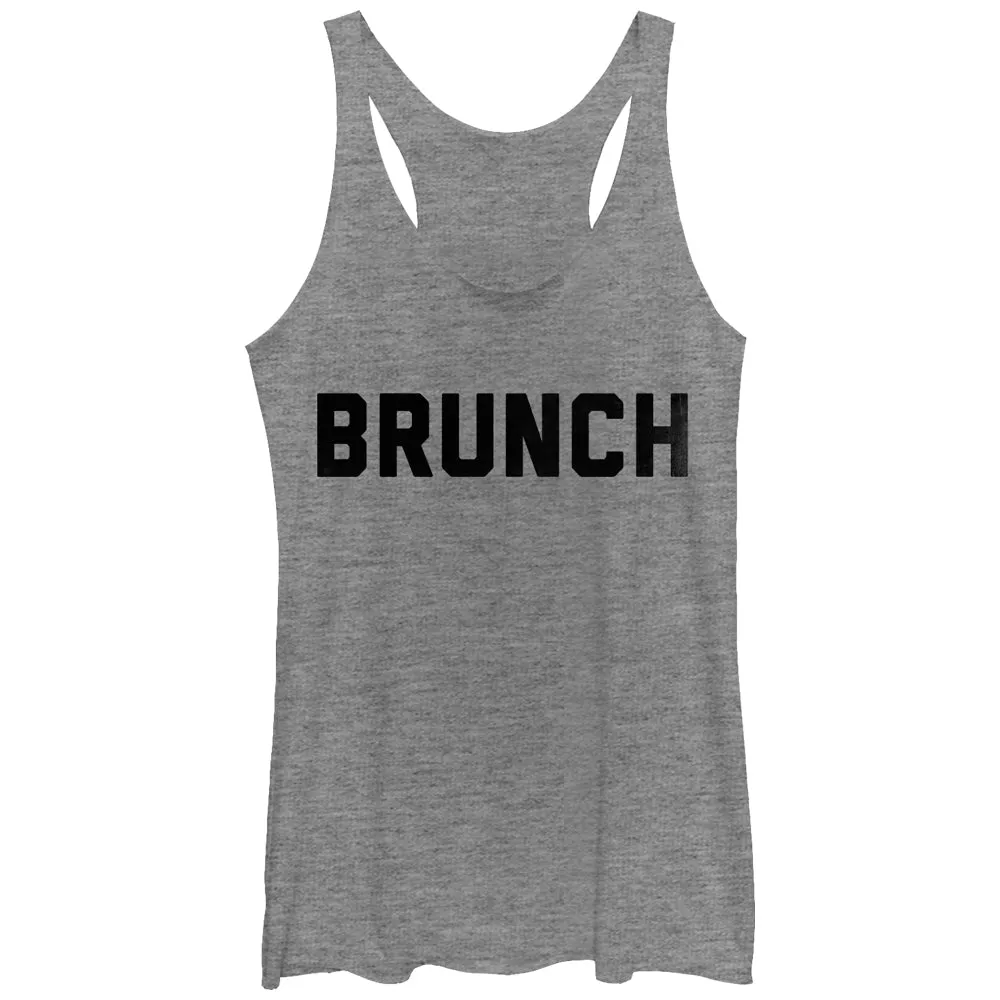 Women's CHIN UP Brunch Racerback Tank Top sold by Chin Up Apparel