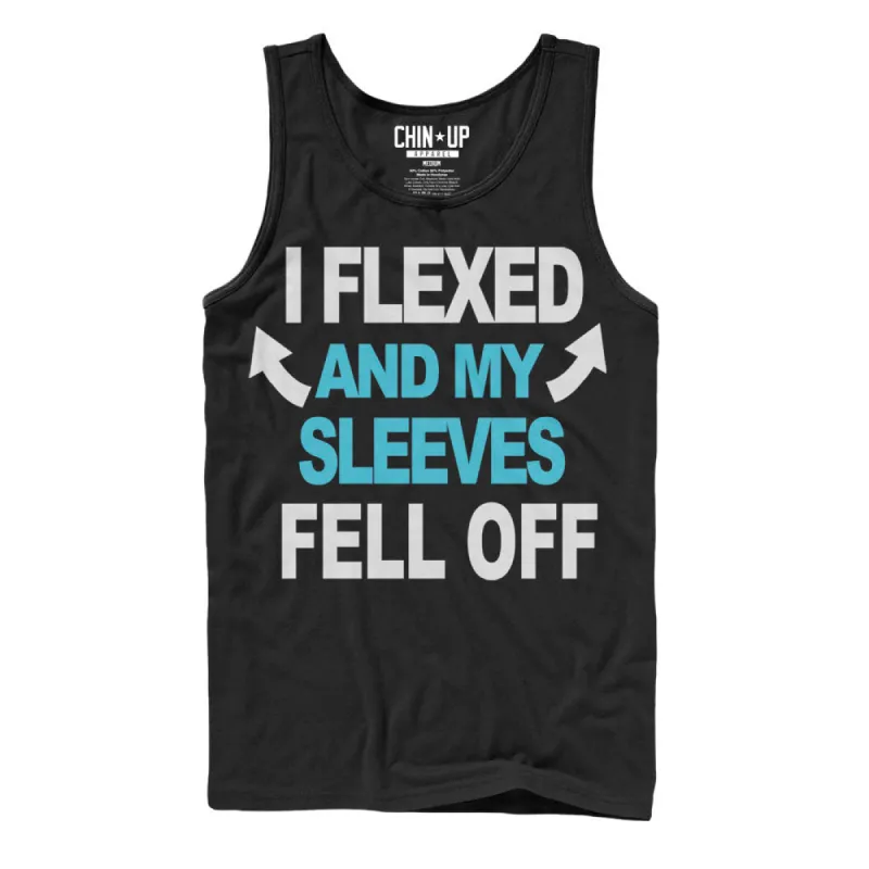 Men's CHIN UP Sleeves Fell Off Tank Top sold by Chin Up Apparel