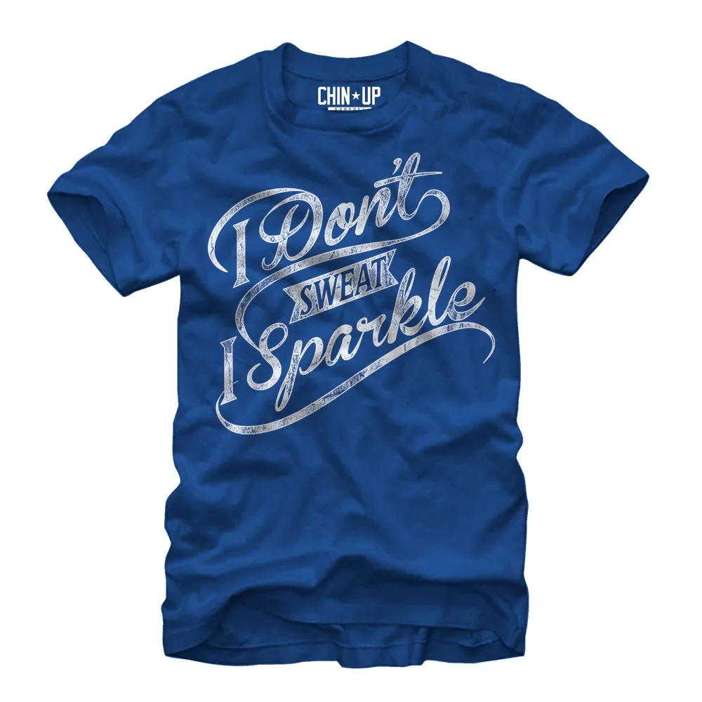 Women's CHIN UP I Sparkle Boyfriend Tee sold by Chin Up Apparel