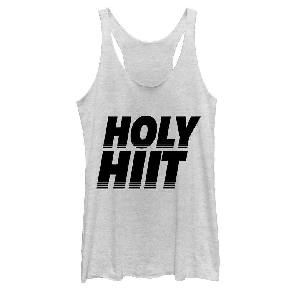 Women's CHIN UP Holy HIIT Racerback Tank Top sold by Chin Up Apparel