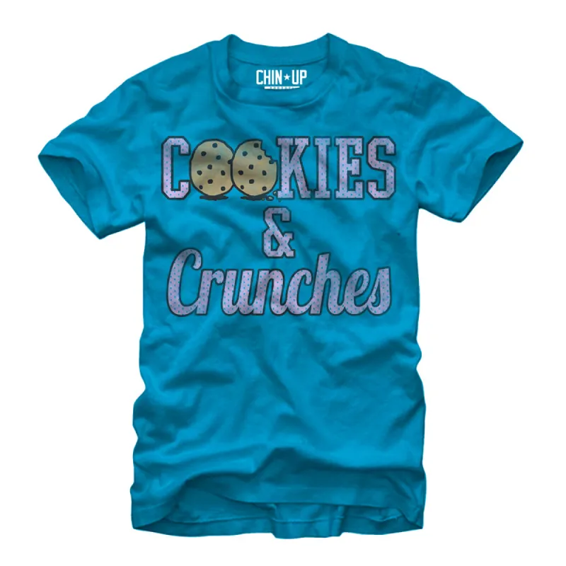Women's CHIN UP Cookies and Crunches Boyfriend Tee sold by Chin Up Apparel