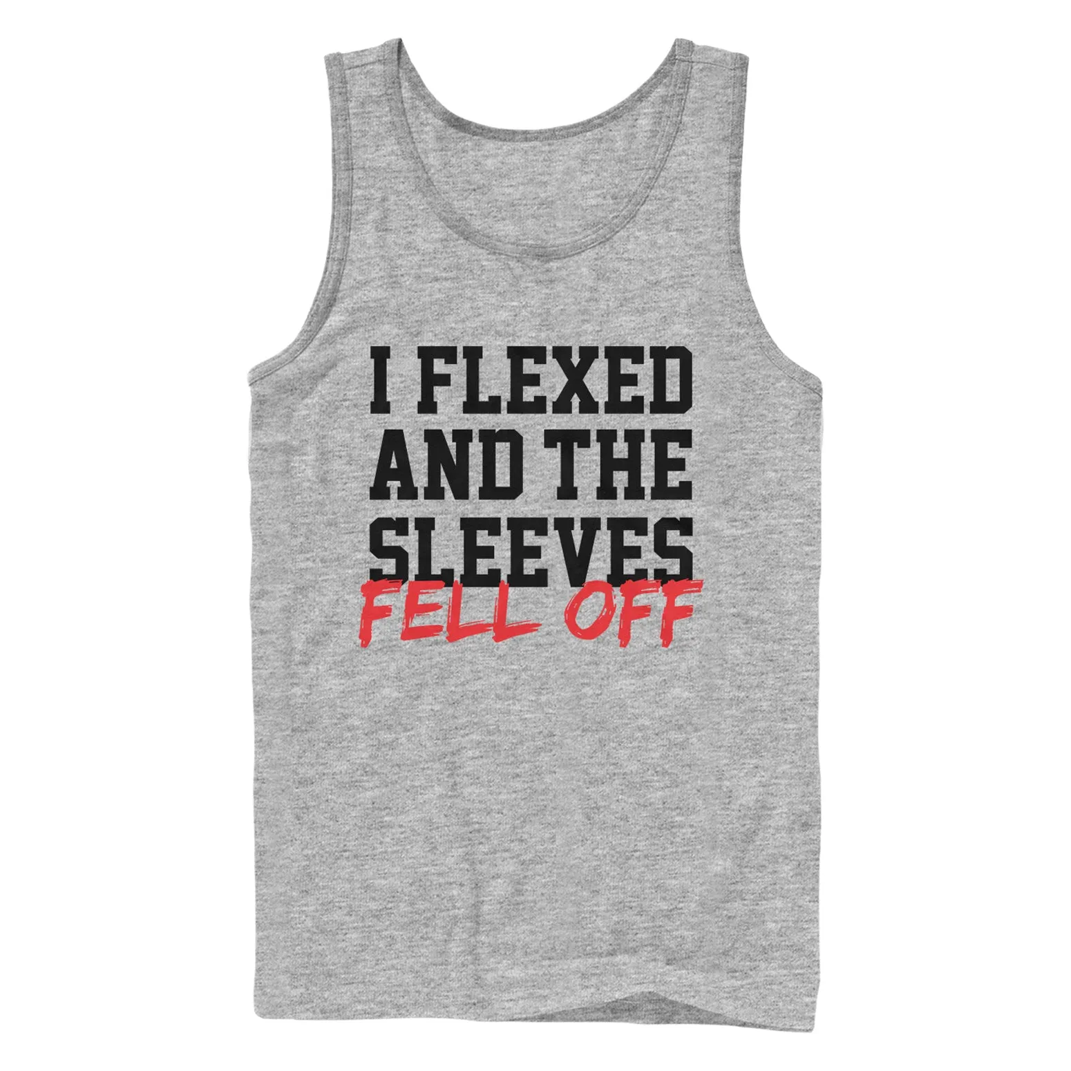 Men's CHIN UP Flex Your Sleeves Off Tank Top sold by Chin Up Apparel