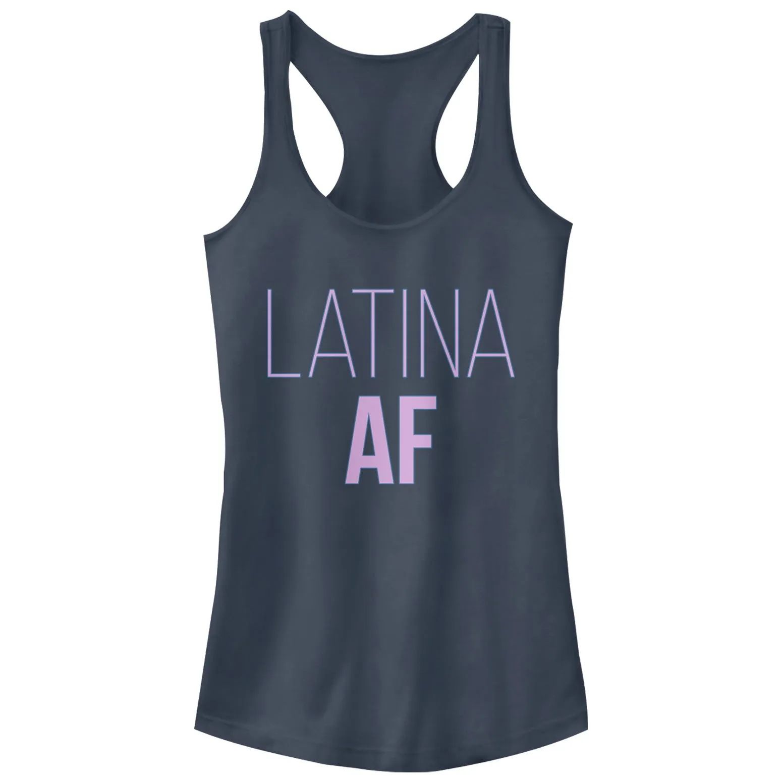 Junior's CHIN UP Latina AF Racerback Tank Top sold by Chin Up Apparel