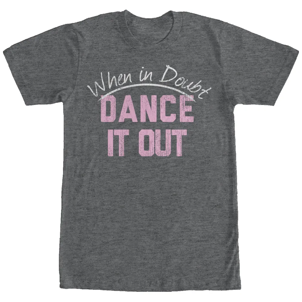 Women's CHIN UP When in Doubt Dance it Out Boyfriend Tee sold by Chin Up Apparel