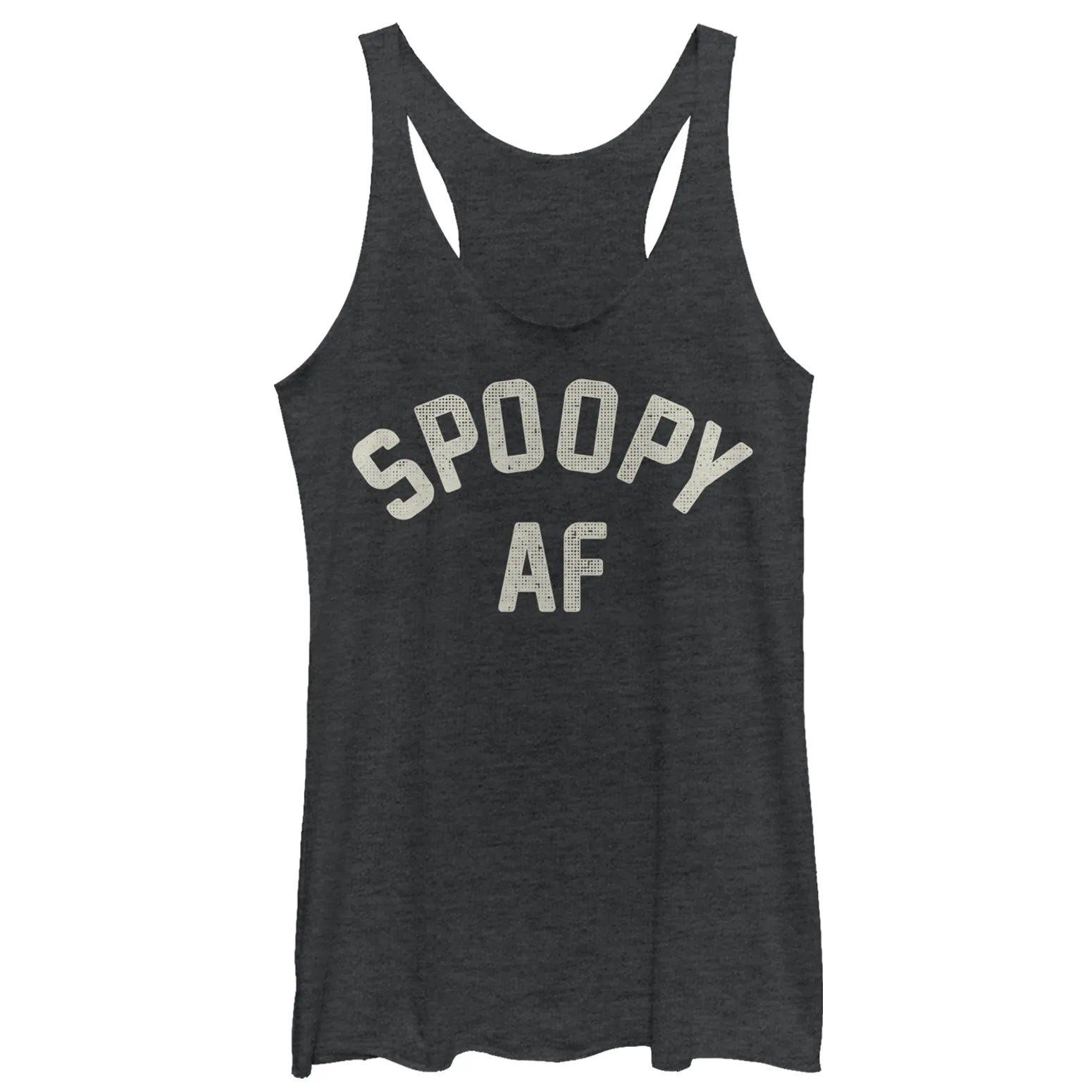 Women's CHIN UP Halloween Spoopy AF Racerback Tank Top sold by Chin Up Apparel
