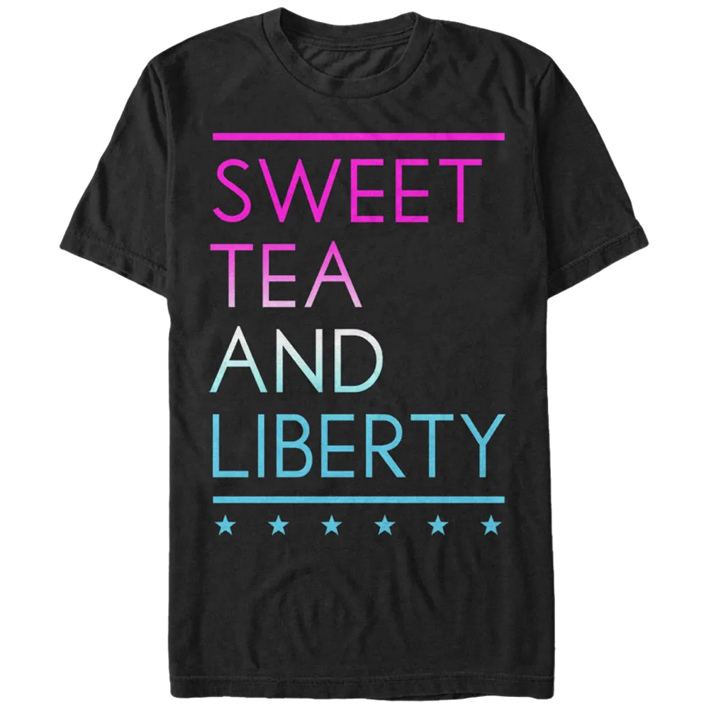 Men's CHIN UP 4th of July Sweet Tea and Liberty T-Shirt sold by Chin Up Apparel
