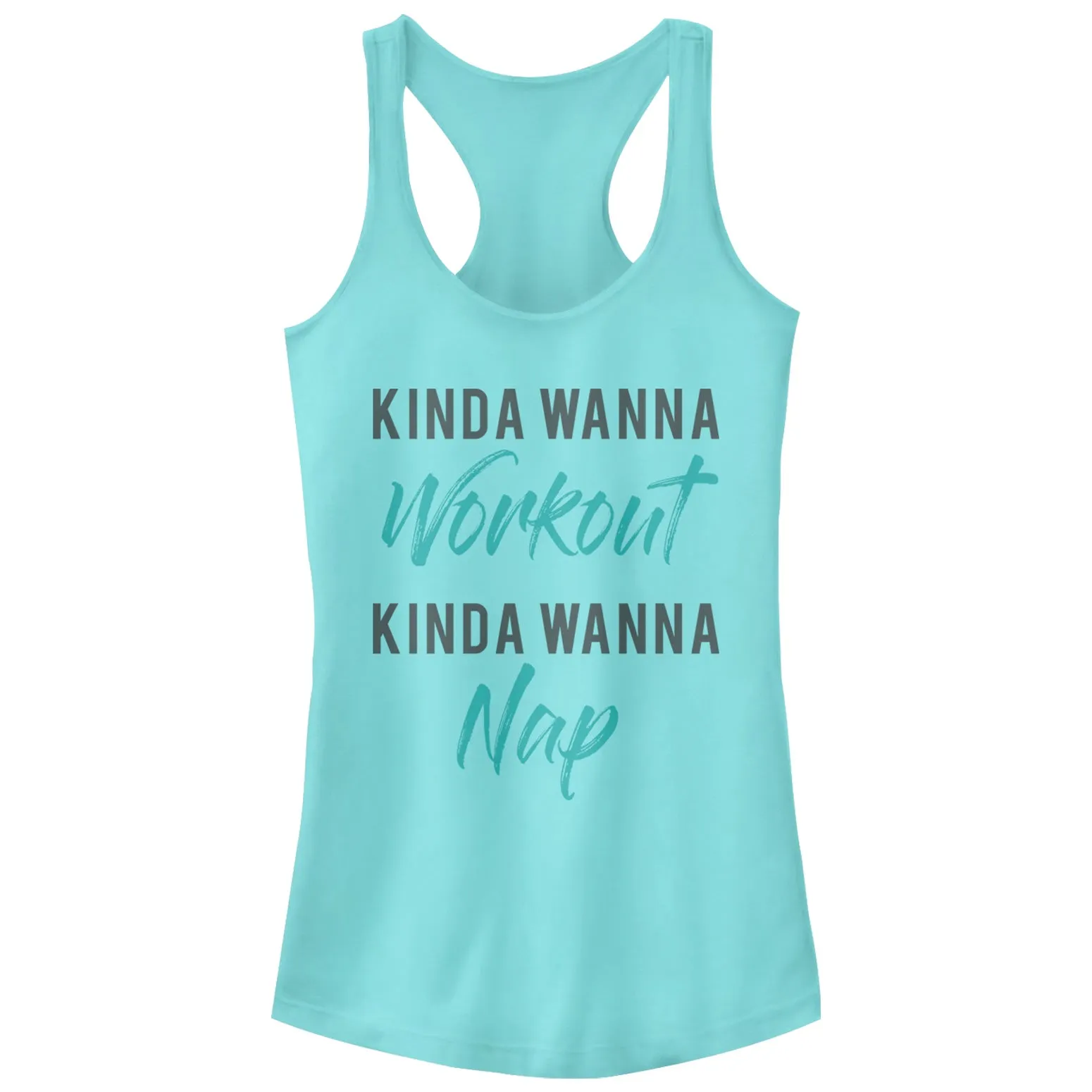 Junior's CHIN UP Run on Coffee Block Racerback Tank Top sold by Chin Up Apparel