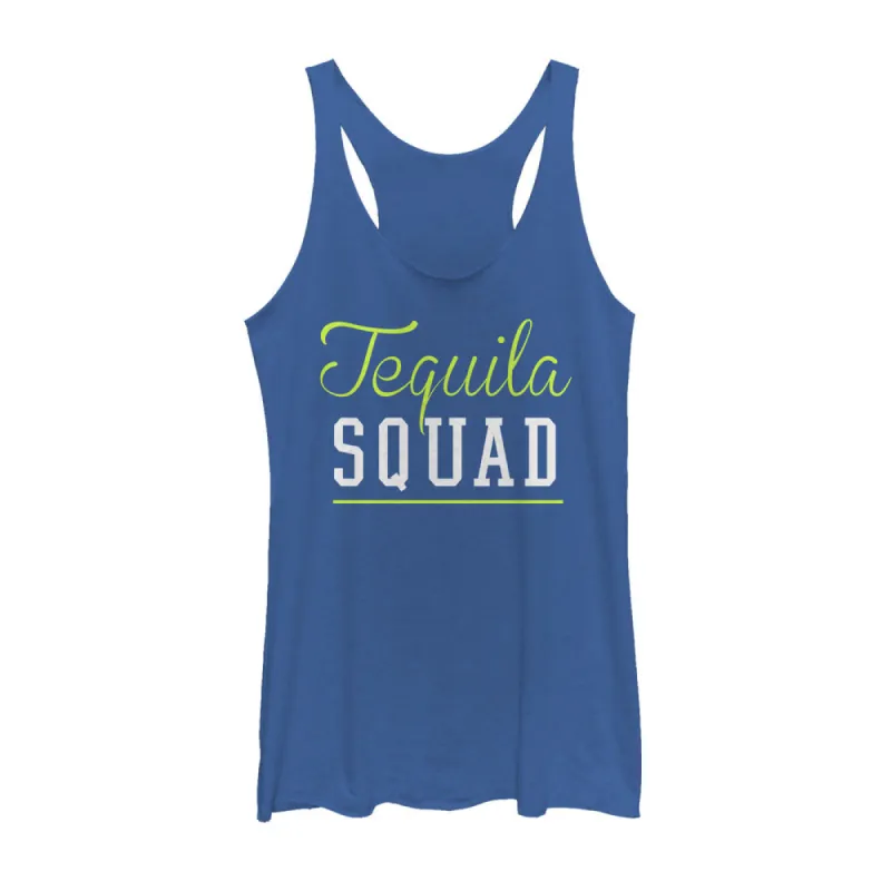 Women's CHIN UP Tequila Squad Racerback Tank Top sold by Chin Up Apparel