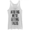 Women's CHIN UP After This Getting Tacos Racerback Tank Top sold by Chin Up Apparel