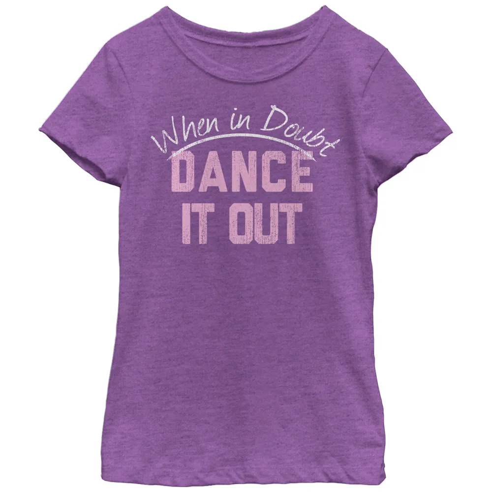 Girl's CHIN UP When in Doubt Dance it Out T-Shirt sold by Chin Up Apparel