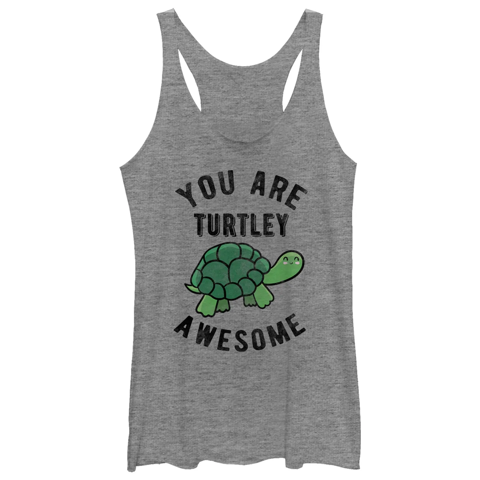 Women's CHIN UP Turtley Awesome Racerback Tank Top sold by Chin Up Apparel