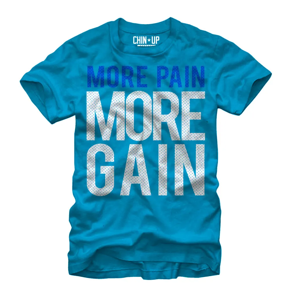 Women's CHIN UP More Pain More Gain Boyfriend Tee sold by Chin Up Apparel