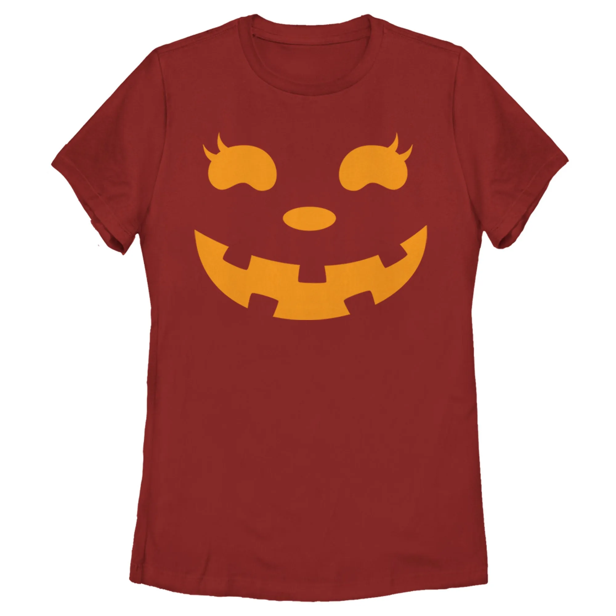 Women's CHIN UP Halloween Jack o' Lantern Face T-Shirt sold by Chin Up Apparel product image thumbnail 4