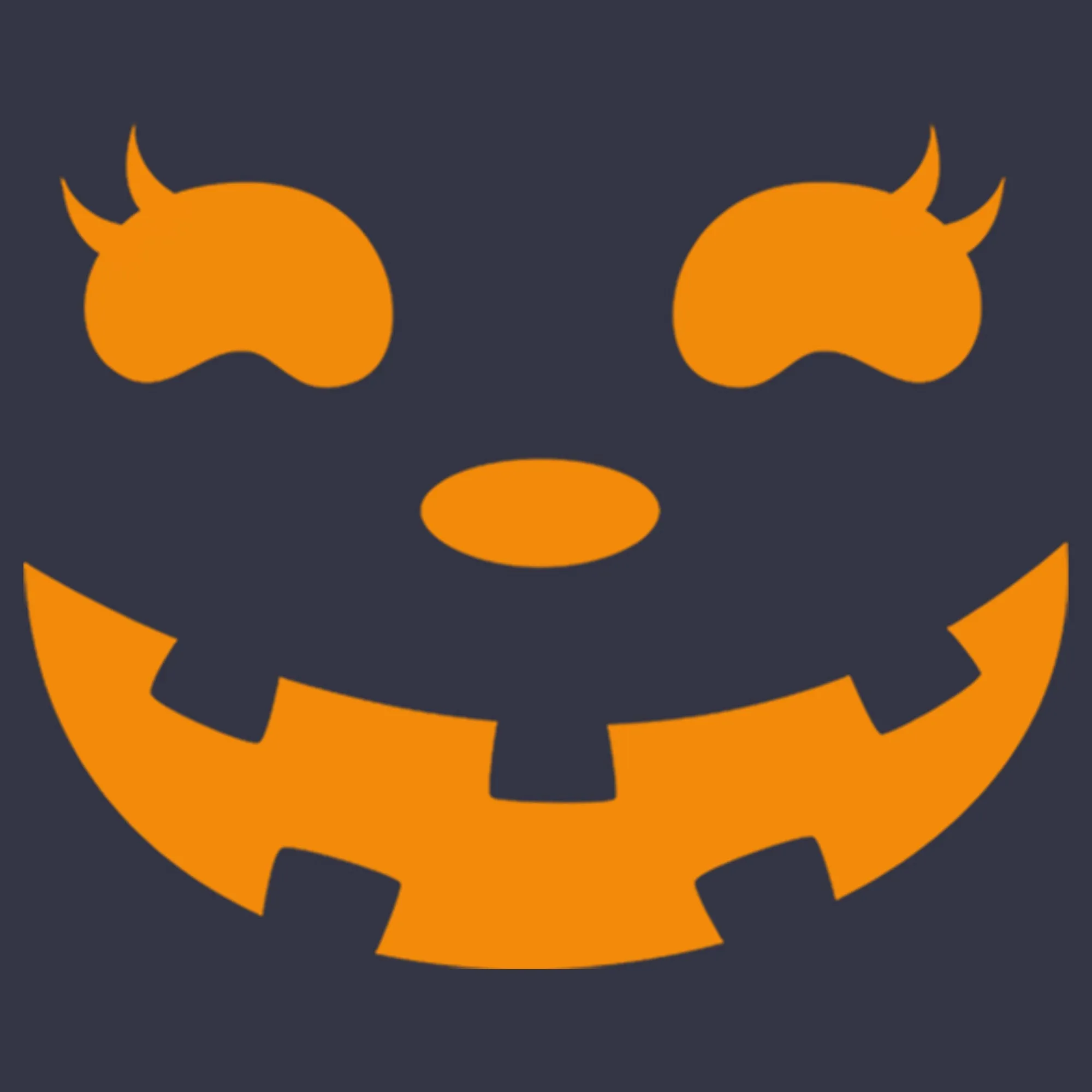 Women's CHIN UP Halloween Jack o' Lantern Face T-Shirt sold by Chin Up Apparel product image thumbnail 5