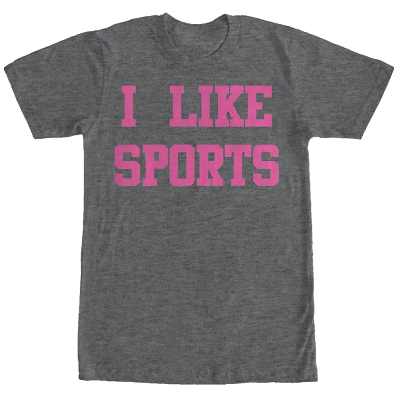 Women's CHIN UP I Like Sports Boyfriend Tee sold by Chin Up Apparel
