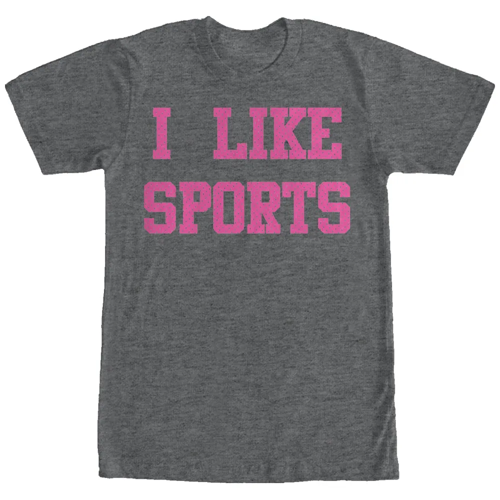 Women's CHIN UP I Like Sports Boyfriend Tee sold by Chin Up Apparel