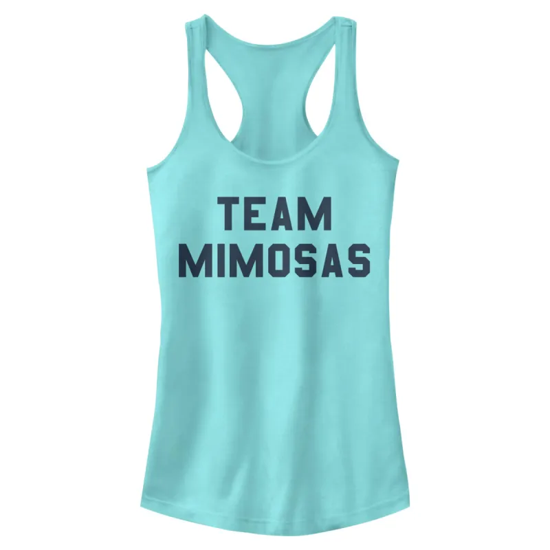 Junior's CHIN UP Team Mimosas Racerback Tank Top sold by Chin Up Apparel