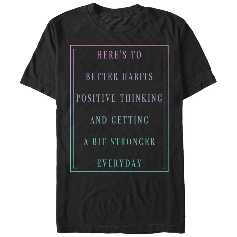 Women's CHIN UP Positive Thinking Boyfriend Tee sold by Chin Up Apparel