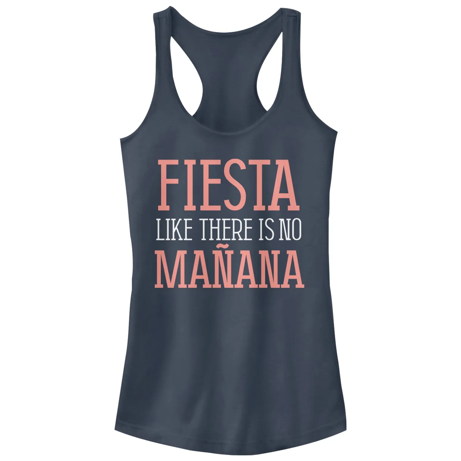 Junior's CHIN UP Fiesta Like No Tomorrow Racerback Tank Top sold by Chin Up Apparel