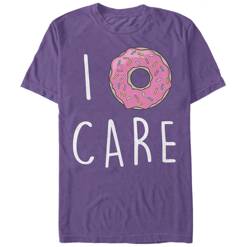 Men's CHIN UP I Donut Care T-Shirt sold by Chin Up Apparel