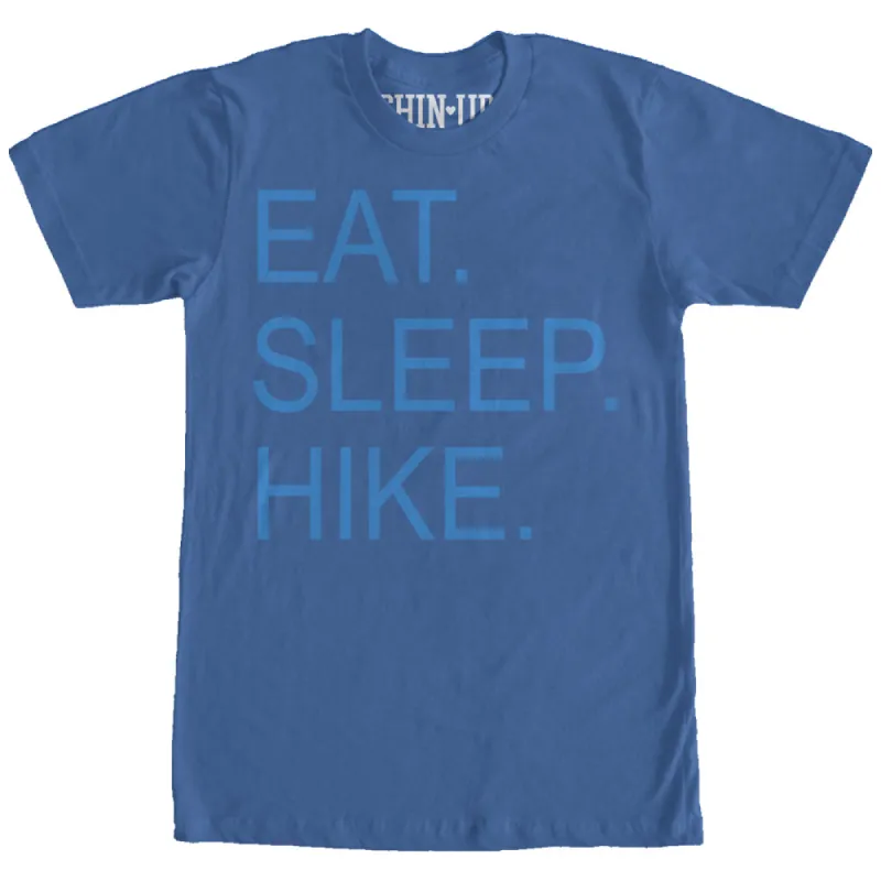 Women's CHIN UP Eat Sleep Hike Boyfriend Tee sold by Chin Up Apparel
