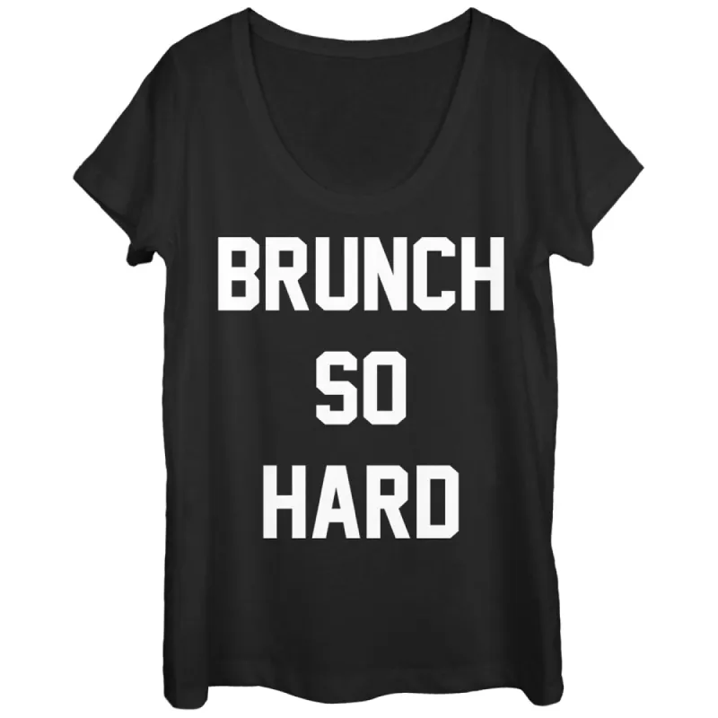 Women's CHIN UP Brunch So Hard Scoop Neck sold by Chin Up Apparel
