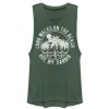 Junior's CHIN UP Beach Walks Are My Cardio Festival Muscle Tee sold by Chin Up Apparel