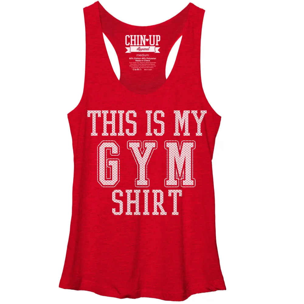 Women's CHIN UP This is My Shirt Racerback Tank Top sold by Chin Up Apparel