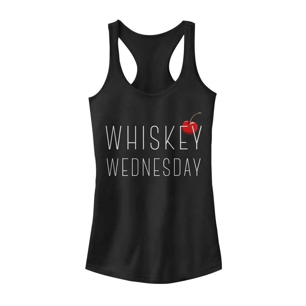 Junior's CHIN UP Whiskey Wednesday Racerback Tank Top sold by Chin Up Apparel