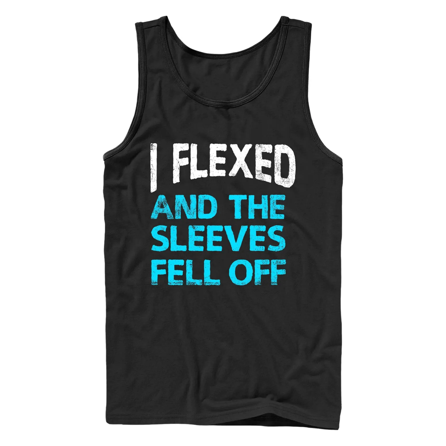 Men's CHIN UP Sleeves Fell Right Off Tank Top sold by Chin Up Apparel