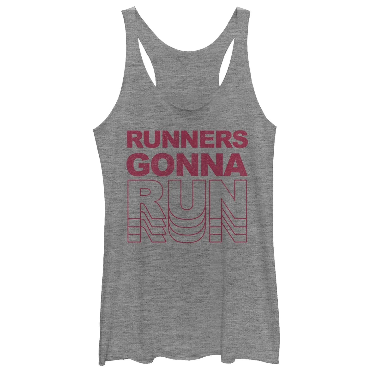 Women's CHIN UP Runners Gonna Run Racerback Tank Top sold by Chin Up Apparel
