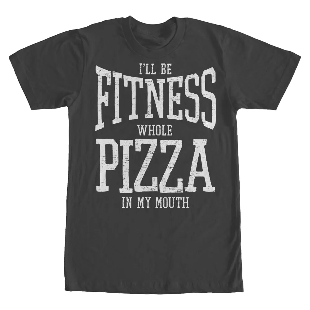 Men's CHIN UP Fitness Whole Pizza T-Shirt sold by Chin Up Apparel